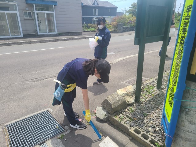 町内のごみ拾い